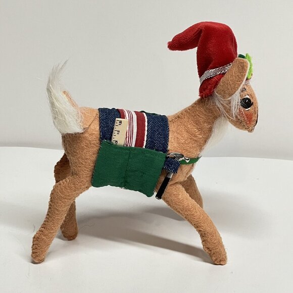 Annalee 75th Anniversary Reindeer Santas Helper Hat Mini Christmas Holidays HTF - Picture 2 of 13